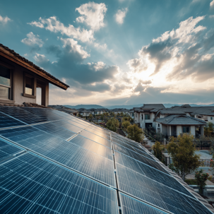 Solar panel installation